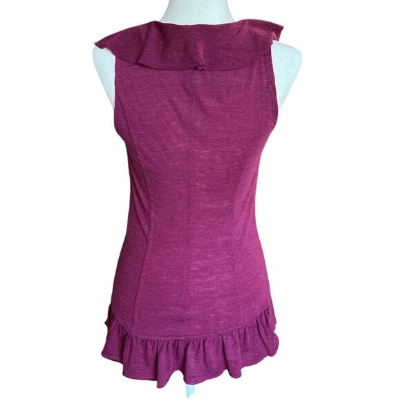 Lulumari Wool Blend Flounce Vest Women's Size S Whimsygoth, Steampunk, Fairy - Picture 3 of 10